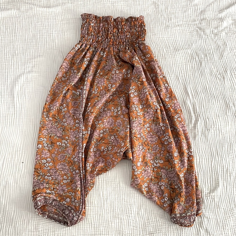 Satin harem pants! Size small.
